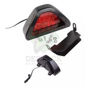 BRAKE LIGHT TRIANGULAR COM STROBO YN-BL1386
