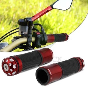 MANOPLA PARA MOTO VERMELHA