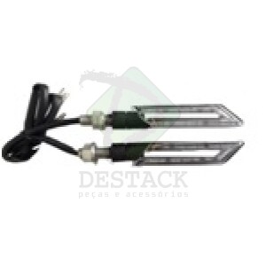SETA SLIM DE LED PARA MOTO - COR ÂMBAR