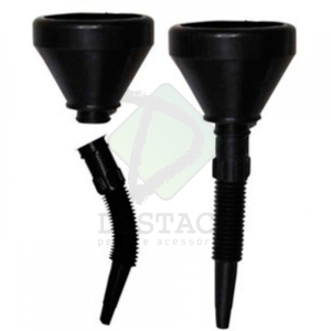 FUNIL PLÁSTICO COM BICO FLEXÍVEL E PENEIRA INTERNA - BESTFER