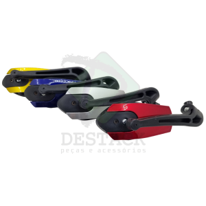 RETROVISOR ESPORTIVO MINI DE MOTO - DOURADO