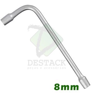 CHAVE L BIELA 8mm - CROMO VANÁDIO