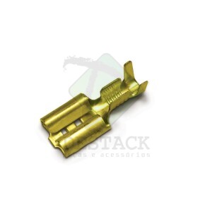 TERMINAL ENCAIXE AUTO MAX FÊMEA 6,3mm - SACO  100 PÇS